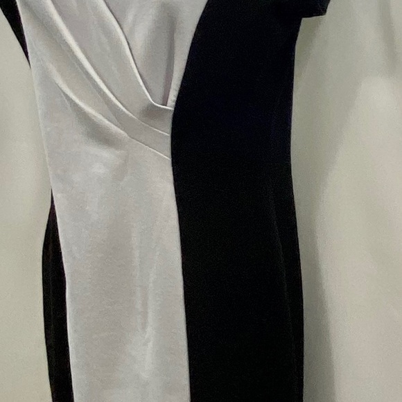 Dots Women’s Knit Midi Sheath Dress V-Neck Large - Picture 3 of 13